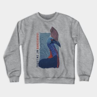 exotic cassowary bird illustration Crewneck Sweatshirt